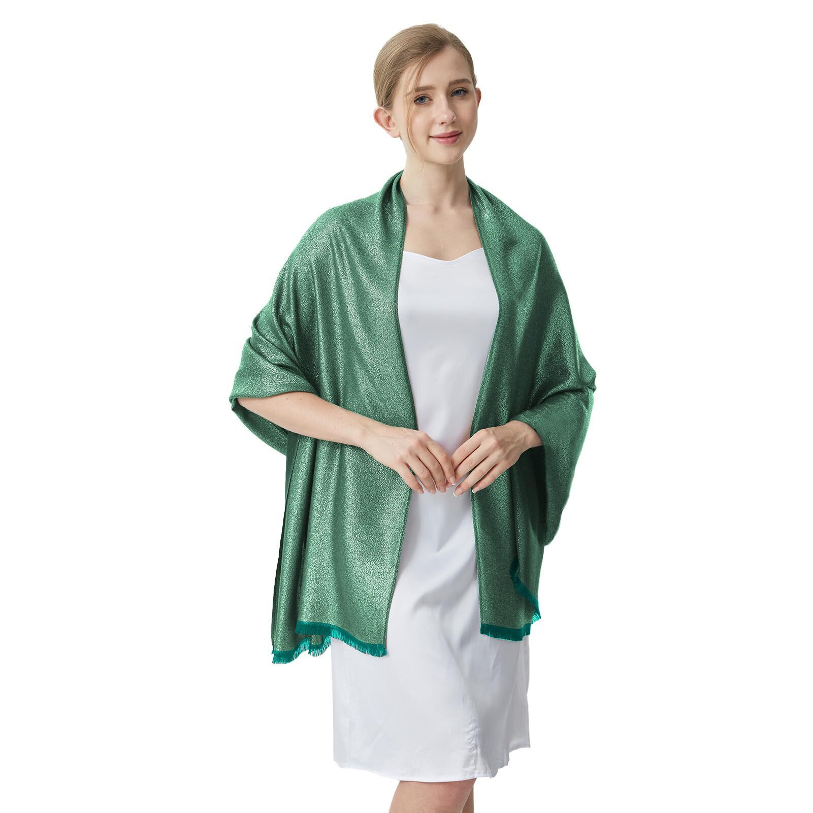 1971 Evening Shawls And Wraps  Womens Metallic Shawls And Wraps For Guest